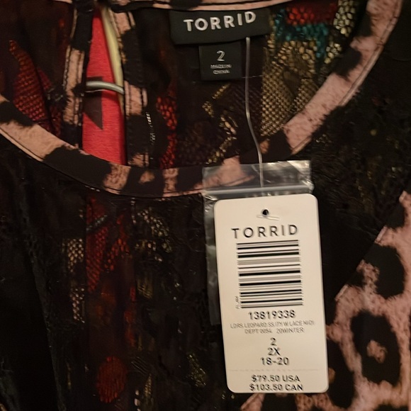 Torrid leopard print dress - Picture 3 of 3